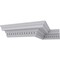 Ekena Millwork 6 3/8"H x 7 3/4"P x 9 7/8"F x 94 1/2"L Dentil Crown Moulding MLD06X08X10DE - alternate 7